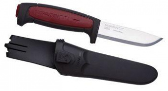 Нож Morakniv Pro C (12243) стальной разделочный лезв.91мм прямая заточка бордовый/черный от магазина РЭССИ