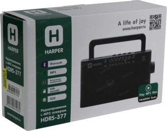 Радиоприёмник HARPER HDRS-377 black H00002236 от магазина РЭССИ