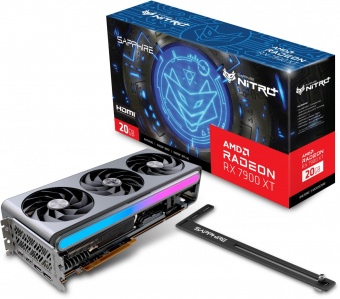 Видеокарта Sapphire PCI-E 4.0 11323-01-40G NITRO+ RX 7900 XT GAMING OC VAPOR-X AMD Radeon RX 7900XT 20480Mb 320 GDDR6 2220/20000 HDMIx2 DPx2 HDCP Ret от магазина РЭССИ