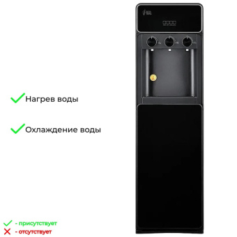 Напольный кулер ECOTRONIC K42-LXE Black с нижней загрузкой 12247 от магазина РЭССИ