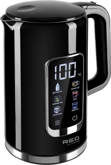 Чайник электрический Red Solution COLORSENSE AM120D 1.7л. 2000Вт черный корпус: нерж.сталь/пластик (AM120D) от магазина РЭССИ