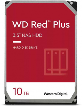 Жесткий диск WD SATA-III 10Tb WD101EFBX NAS Red Plus (7200rpm) 256Mb 3.5" от магазина РЭССИ