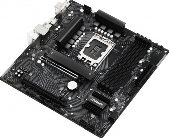 Материнская плата Asrock B760M PG LIGHTNING Soc-1700 Intel B760 4xDDR5 mATX AC`97 8ch(7.1) 2.5Gg RAID+HDMI+DP от магазина РЭССИ