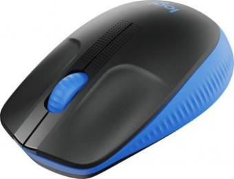 Мышь Logitech M190 черный/синий оптическая (1000dpi) беспроводная USB (2but) от магазина РЭССИ