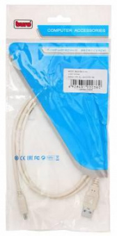 Кабель Buro USB2.0-M5P-1 USB A(m) mini USB B (m) 1м серый от магазина РЭССИ