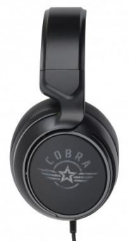 Наушники с микрофоном Оклик HS-L950G COBRA черный 2.2м мониторные оголовье (1102304) от магазина РЭССИ