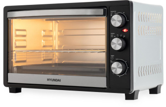 Мини-печь Hyundai MIO-HY074 30л. 1500Вт серебристый/черный от магазина РЭССИ