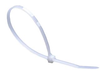 Нейлоновые стяжки FORTISFLEX КСС 4х370 мм белый 100 штук 49400 от магазина РЭССИ