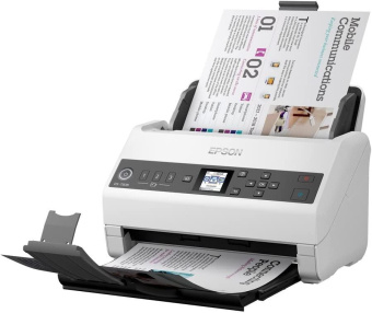 Сканер планшетный/протяжный Epson WorkForce DS-730N (B11B259401/B11B259502) A4 белый от магазина РЭССИ