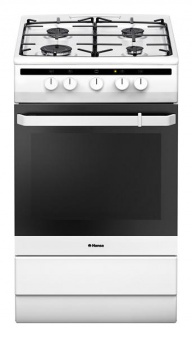 Плита Газовая Hansa FCGW51001 белый реш.сталь от магазина РЭССИ