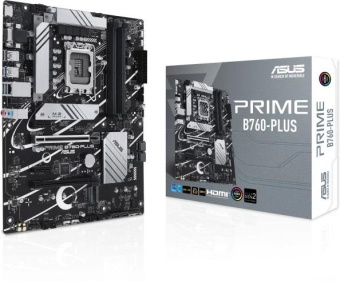 Материнская плата Asus PRIME B760-PLUS Soc-1700 Intel B760 4xDDR5 ATX AC`97 8ch(7.1) 2.5Gg RAID+VGA+HDMI+DP от магазина РЭССИ