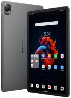 Планшет Blackview Mega 1 G99 (2.2) 2C RAM12Gb ROM256Gb 11.5" IPS 2000x1200 4G 2Sim Android 13 серый 50Mpix 13Mpix BT WiFi microSD 1Tb 8800mAh 20hr 432hrs от магазина РЭССИ