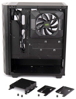 Корпус Hiper DCB черный без БП ATX 5x120mm 5x140mm 1xUSB2.0 1xUSB3.0 audio bott PSU от магазина РЭССИ