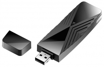 Сетевой адаптер WiFi D-Link DWA-X1850 DWA-X1850/A1A AX1800 USB 3.0 (ант.внутр.) 2ант. от магазина РЭССИ