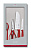 Набор ножей кухон. Victorinox Swiss Classic Kitchen (6.7131.4G) компл.:4шт красный подар.коробка от магазина РЭССИ