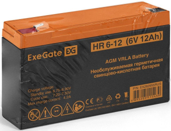 Батарея для ИБП Exegate EX282955 6В 12Ач от магазина РЭССИ