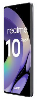 Смартфон Realme RMX3686 10 Pro+ 5G 256Gb 12Gb черный моноблок 3G 4G 2Sim 6.7" 2400x1080 Android 13 108Mpix 802.11 a/b/g/n/ac/ax NFC GPS GSM900/1800 GSM1900 TouchSc Protect от магазина РЭССИ