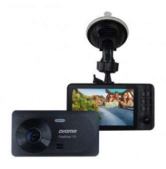 Видеорегистратор Digma FreeDrive 115 черный 1Mpix 1080x1920 1080p 150гр. JL5601 от магазина РЭССИ