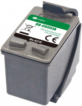 Картридж струйный G&G GG-C9351A черный (17мл) для HP DJ 3920/3940/D1360/D1460/D1470/D1560/D2330/D2360/D2430/D2460/F370/F375/F380/F2180/F2187/F2224/F2280/F2290/F4140/F4172/F4180/F4190 от магазина РЭССИ