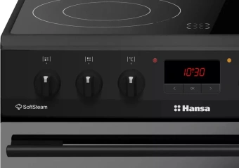 Плита Электрическая Hansa FCCM69225H черный закаленное стекло (без крышки) от магазина РЭССИ