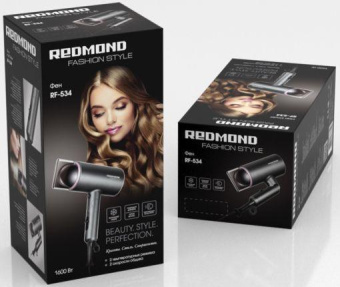 Фен Redmond RF-534 1600Вт черный от магазина РЭССИ