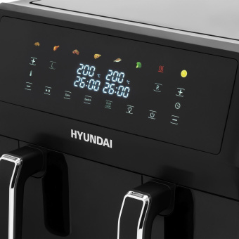 Аэрогриль Hyundai HYF-9089 2400Вт черный от магазина РЭССИ