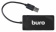 Картинка Разветвитель USB 2.0 Buro BU-HUB4-U2.0-Slim 4порт. черный от магазина РЭССИ Разветвитель USB 2.0 Buro BU-HUB4-U2.0-Slim 4порт. черный от магазина РЭССИ