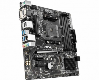 Материнская плата MSI B450M PRO-VDH MAX Soc-AM4 AMD B450 4xDDR4 mATX AC`97 8ch(7.1) GbLAN RAID+VGA+DVI+HDMI от магазина РЭССИ