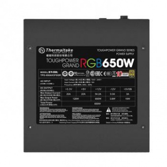 Блок питания Thermaltake ATX 650W Toughpower Grand RGB Sync 80+ gold (24+4+4pin) APFC 140mm fan color LED 9xSATA Cab Manag RTL от магазина РЭССИ