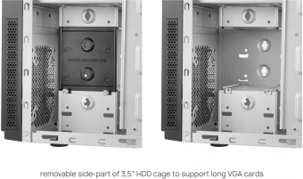 Корпус Chieftec Elox черный без БП ATX 2x80mm 2x120mm 2xUSB2.0 2xUSB3.0 audio bott PSU от магазина РЭССИ