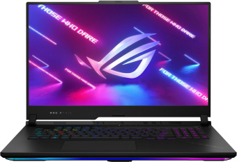 Ноутбук Asus ROG Strix Scar 17 G733PY-LL049 Ryzen 9 7945HX 32Gb SSD1Tb NVIDIA GeForce RTX4090 16Gb 17.3" IPS WQHD (2560x1440) noOS black WiFi BT Cam Bag (90NR0DB4-M00450) от магазина РЭССИ