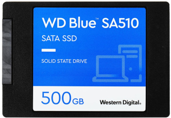 Накопитель SSD WD SATA-III 500GB WDS500G3B0A Blue 2.5" от магазина РЭССИ