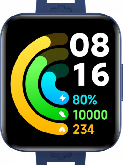 Смарт-часы Xiaomi Poco Watch BHR5723GL 1.6" AMOLED корп.синий рем.синий разм.брасл.:125-205мм от магазина РЭССИ
