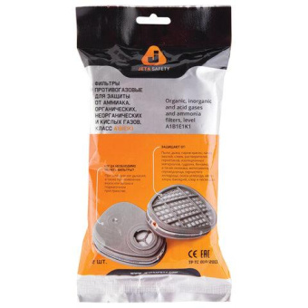 Фильтр противогазовый Jeta Safety ABEK1 для защиты от орган. неорган. кислых газов и аммиака 4 шт. 6541/4 от магазина РЭССИ