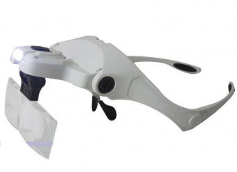 Очки монтажные 5 линз с подсветкой 9892B1 от магазина РЭССИ