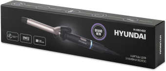 Щипцы Hyundai H-HS1422 40Вт макс.темп.:200С покрытие:керамико-турмалиновое черный от магазина РЭССИ