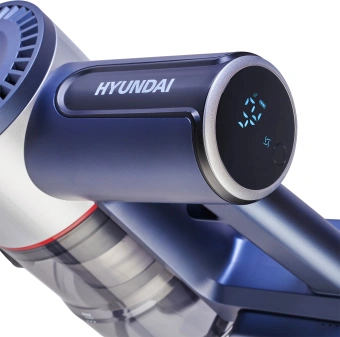 Пылесос ручной Hyundai HYV-S7570 380Вт темно-синий/серебристый от магазина РЭССИ