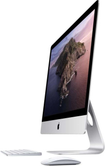 Моноблок Apple iMac A2115 27" 5K Core i9 10910 (3.6) 16Gb SSD1Tb Pro 5700 8Gb CR macOS GbitEth WiFi BT клавиатура мышь Cam серебристый/черный 5120x2880 от магазина РЭССИ