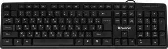 Клавиатура Defender Element HB-520 черный USB от магазина РЭССИ