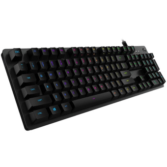 Клавиатура Logitech G512 Carbon механическая черный USB for gamer LED (920-009351) от магазина РЭССИ
