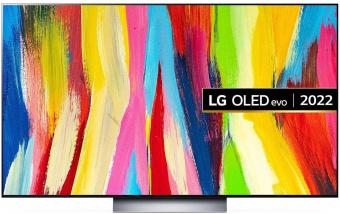 Телевизор OLED LG 77" OLED77C24LA.ARUB темно-серый 4K Ultra HD 120Hz DVB-T DVB-T2 DVB-C DVB-S DVB-S2 USB WiFi Smart TV (RUS) от магазина РЭССИ