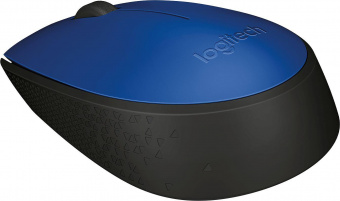 Мышь Logitech M171 синий/черный оптическая (1000dpi) беспроводная USB для ноутбука (2but) от магазина РЭССИ