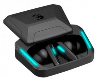 Гарнитура вкладыши A4Tech Bloody M70 черный/синий беспроводные bluetooth в ушной раковине (M70 BLACK+BLUE) от магазина РЭССИ