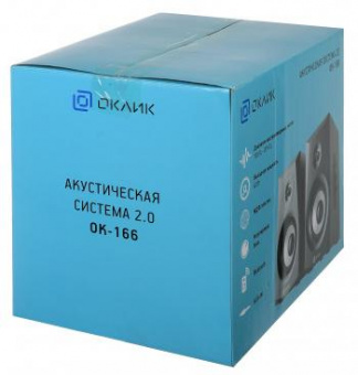 Колонки Оклик OK-166 BT 2.0 черный 40Вт BT от магазина РЭССИ