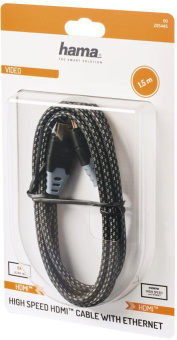 Кабель аудио-видео Hama H-205445 HDMI (m)/HDMI (m) 1.5м. позолоч.конт. черный (уп.:1шт) (00205445) от магазина РЭССИ