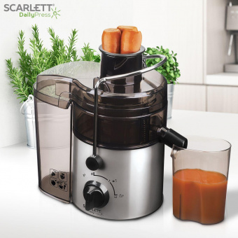 Соковыжималка центробежная Scarlett SC-JE50S18 800Вт рез.сок.:600мл. серебристый от магазина РЭССИ