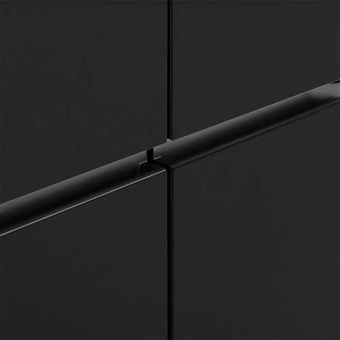 Холодильник Weissgauff WCD 510 Built-in Inverter NoFrost Black Glass 2-хкамерн. черный инвертер от магазина РЭССИ