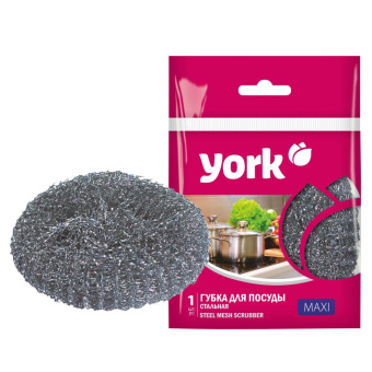 Губка YORK МАКСИ из нержавеющей стали 003020 от магазина РЭССИ