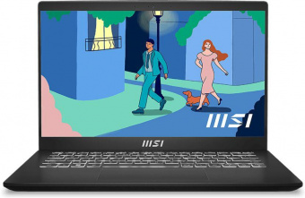 Ультрабук MSI Modern 14 C5M-012RU Ryzen 5 5625U 16Gb SSD512Gb AMD Radeon 14" IPS FHD (1920x1080) Windows 11 Home black WiFi BT Cam (9S7-14JK12-012) от магазина РЭССИ