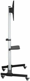 Подставка для телевизора Ultramounts UM307B черный/белый 37"-86" макс.50кг напольный мобильный от магазина РЭССИ